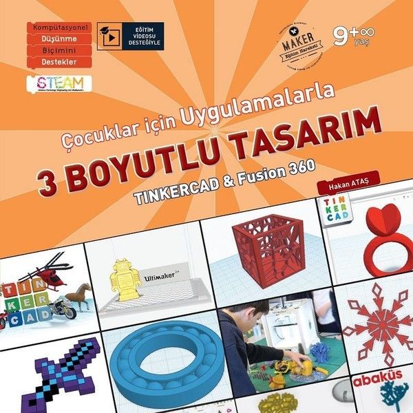 Çocuklar İçin Uygulamalarla 3 Boyutlu Tasarım - Hakan Ataş - 1