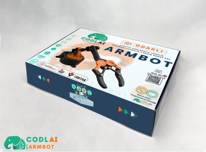 Codlai ArmBot Lite Programmable 4-Axis Robotic Arm (Electronics Set) - 3