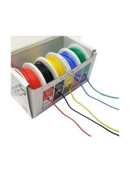 Çok Damar Silikon Montaj Kablosu Paketi - 18 AWG 5x5 Metre - Robotistan