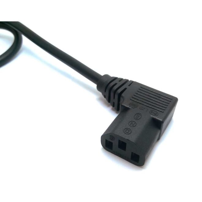 Computer Power Cord 90 Degree C13 - 1.5m - 2