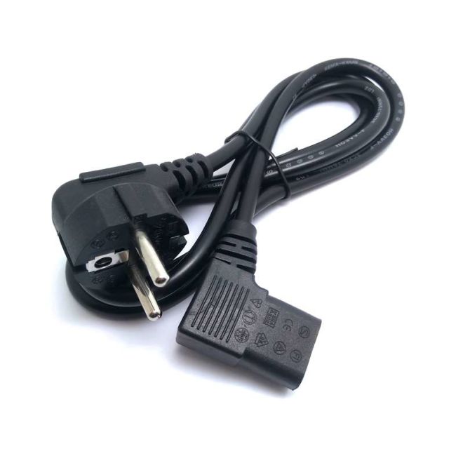 Computer Power Cord 90 Degree C13 - 1.5m - 4