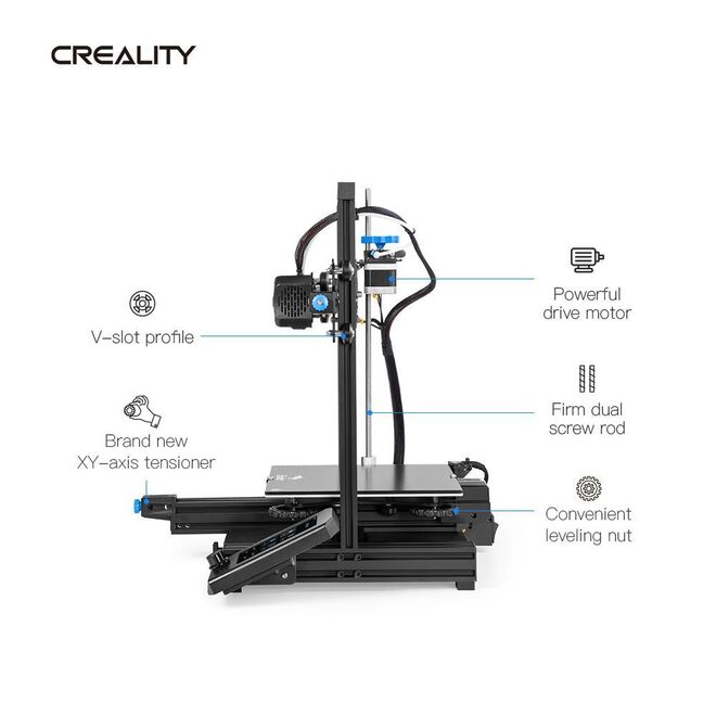 Creality Ender 3 V2 - Geliştirilmiş 3D Yazıcı - 5