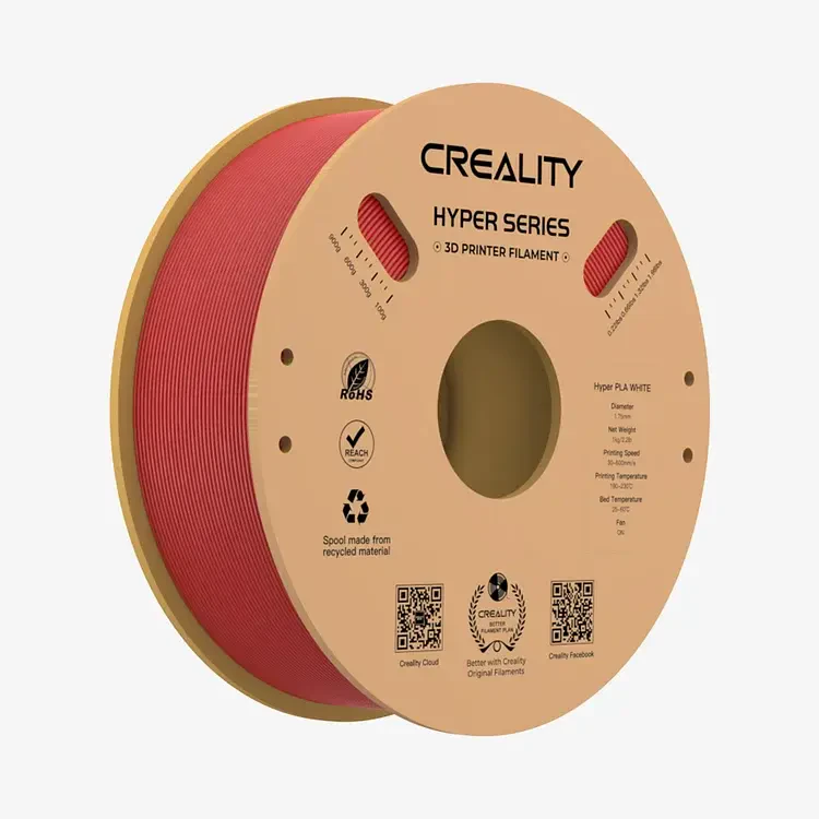 Creality Hyper 1.75mm PLA 3D Filament Red 