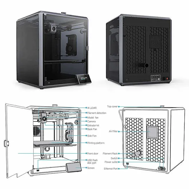 Creality K1 Max 3D Printer (2025 Edition) (Pre-Order) - 5