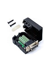 D-Sub DB9 9 Pin Dişi Terminal Block Adaptörü - Robotistan