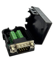 D-Sub DB9 9 Pin Male Terminal Block Adapter - 2