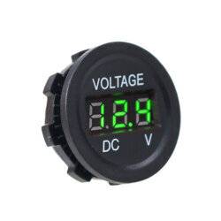 DC 7 30V Panel Tipi Dijital Voltmetre Yeşil - 2