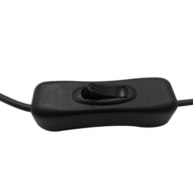 DC Adapter Extension Cable with Switch Key (White) - 3