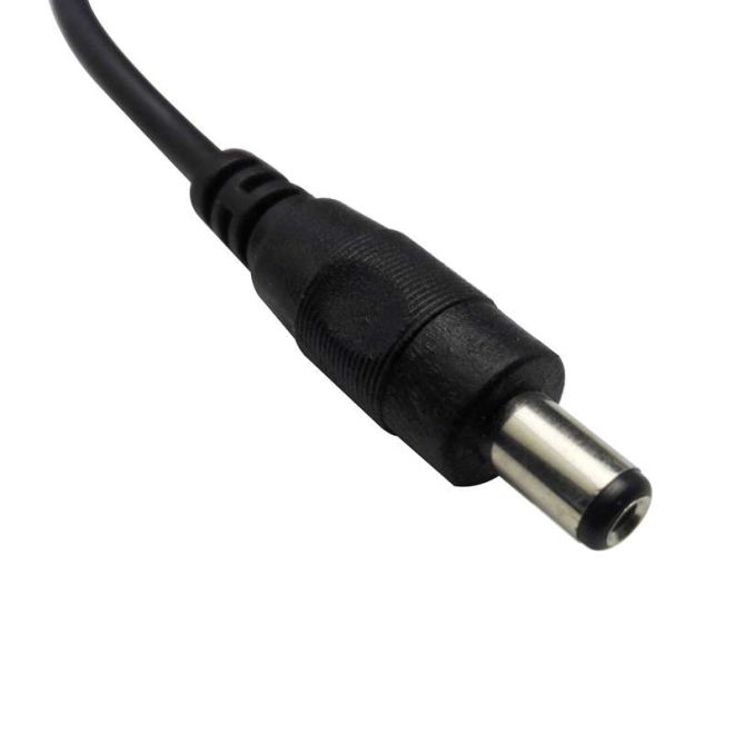 DC Adapter Extension Cable with Switch Key (White) - 4