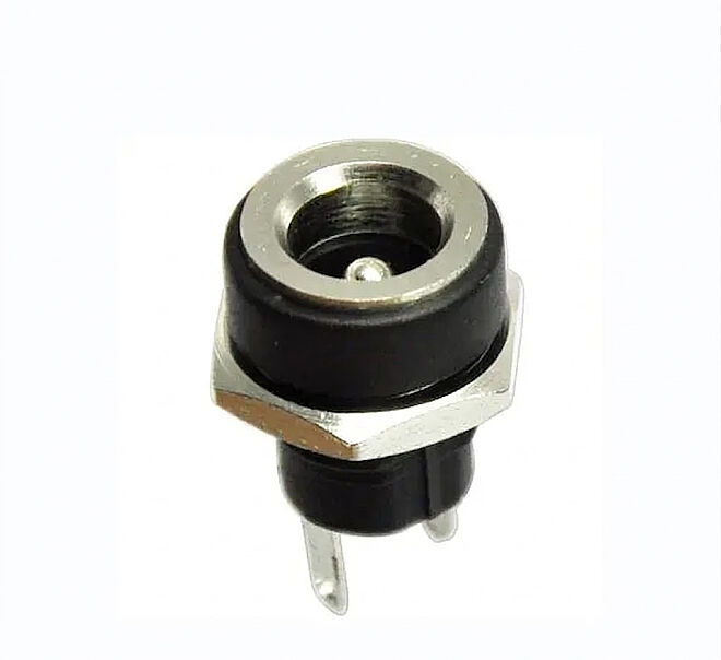 DC Güç Jakı 2.1mm Şase Montaj İç Metal 12mm - 1