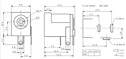 DC Güç Jakı 2.5mm PCB Montaj - 6