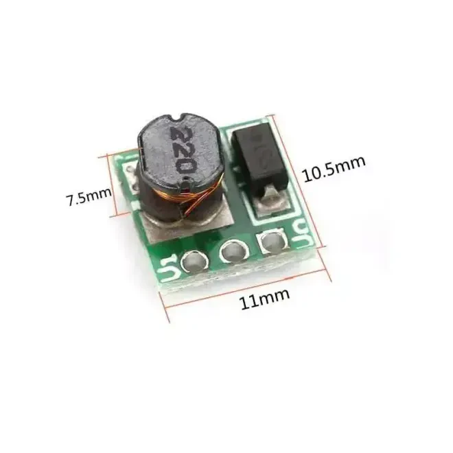 1.5V ve 4.2V/DC Arası Gerilimleri 5V/DC Gerilime Yükseltme Modülü - 4