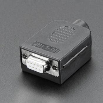 DE-9 (DB-9) Female Socket Connector to Terminal Block Breakout - 1