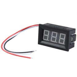 Dijital Panel Voltmetre DC 0-100 V - Robotistan