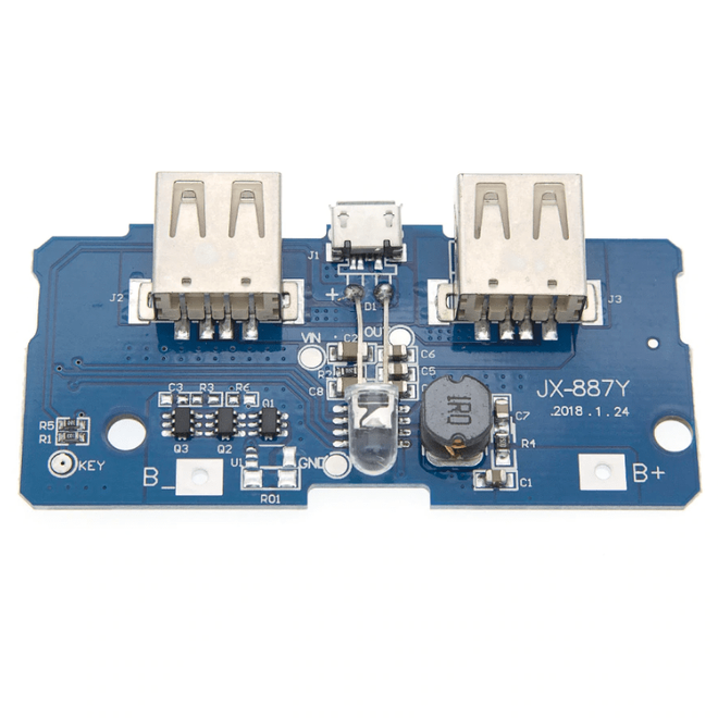 DIY Portable Power Bank Board (5V 2.1A, 5V 1A ) - 1