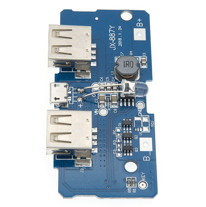 DIY Portable Power Bank Board (5V 2.1A, 5V 1A ) - 3