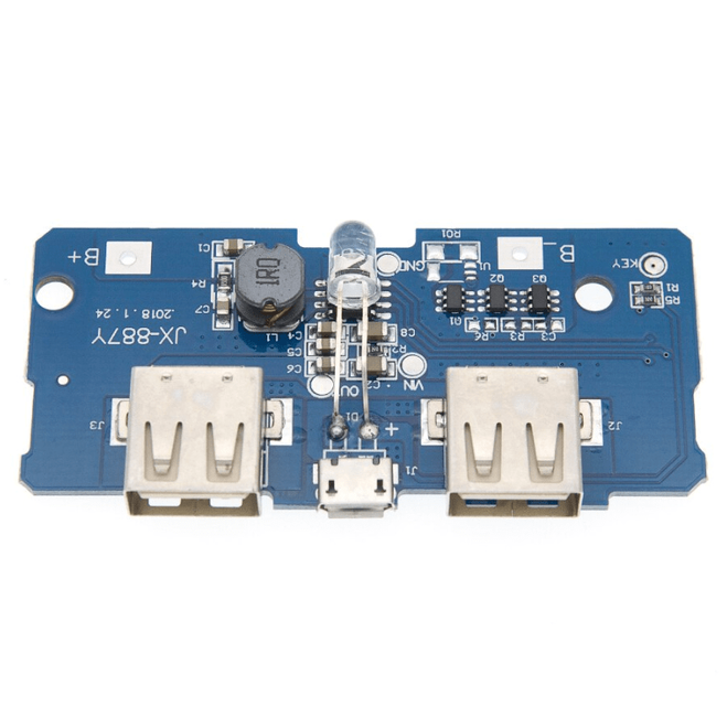 DIY Portable Power Bank Board (5V 2.1A, 5V 1A ) - 4
