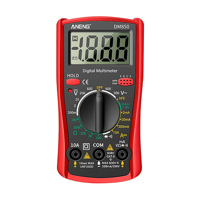 DM850 Dijital Multimetre - Kırmızı - 1