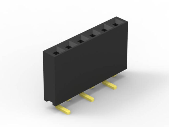 DS1023-10-1X6B81SRX SMD 6 Pin Dişi Header - 1