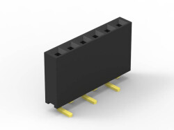 DS1023-10-1X6B81SRX SMD 6 Pin Female Header - Connfly