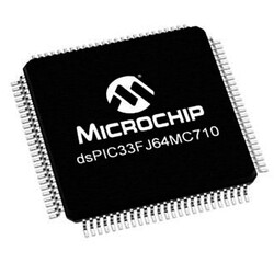 DSPIC33FJ64MC710 I/PF SMD 16-Bit 40MIPs Microcontroller TQFP-100 - Microchip