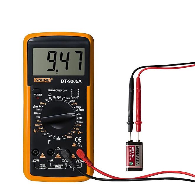 DT9205A-1 Dijital Multimetre - Kırmızı - 2
