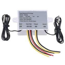 XK-W1088 Dual Digital Temperature Controlled Switch - 12V/DC 120W - 2