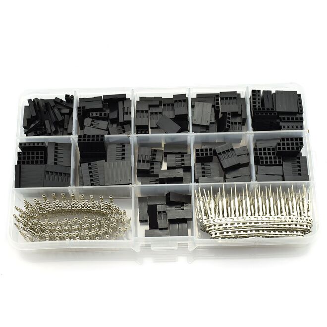 Dupont 2.54 Male-Female Connector Set - 460 Pieces - 2