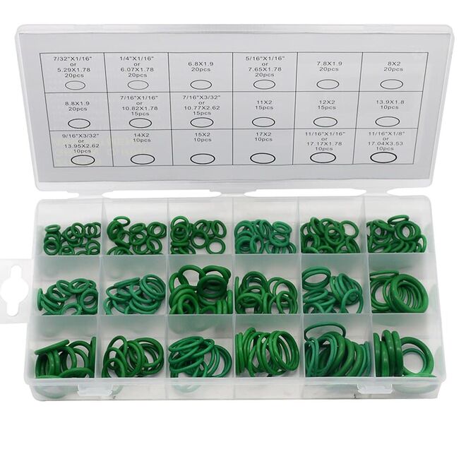 Heat Resistant Sealing Gasket - FKM Oring - Green - 1