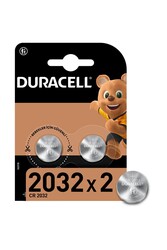 Duracell CR2032 Lithium 3V Battery 2 Pack 