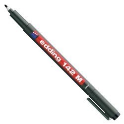 Edding 147 Black Orianted Circuit Pen(Thin Pin - with Eraser) 