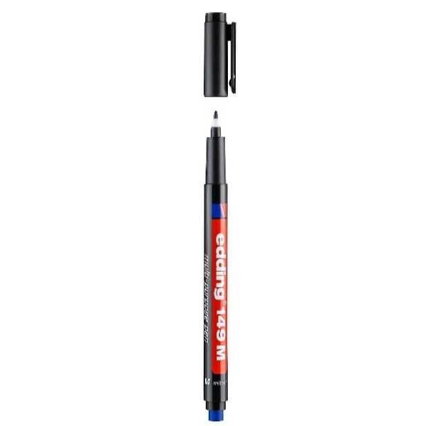 Edding 149 M Black Orianted Circuit Pen(Thick Pin - with Eraser) - 3