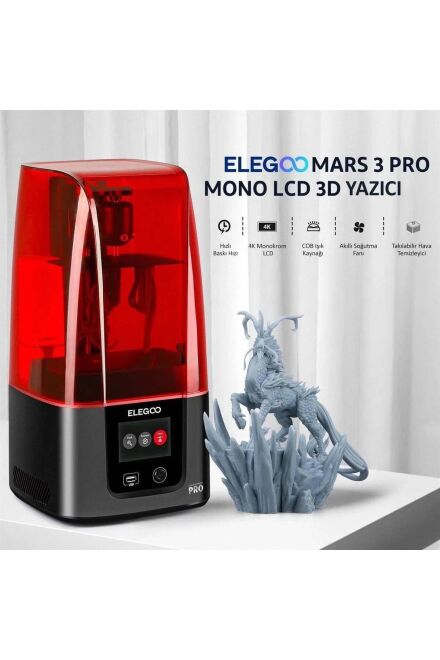 Elegoo Mars 3 Pro 3D Yazıcı - 3