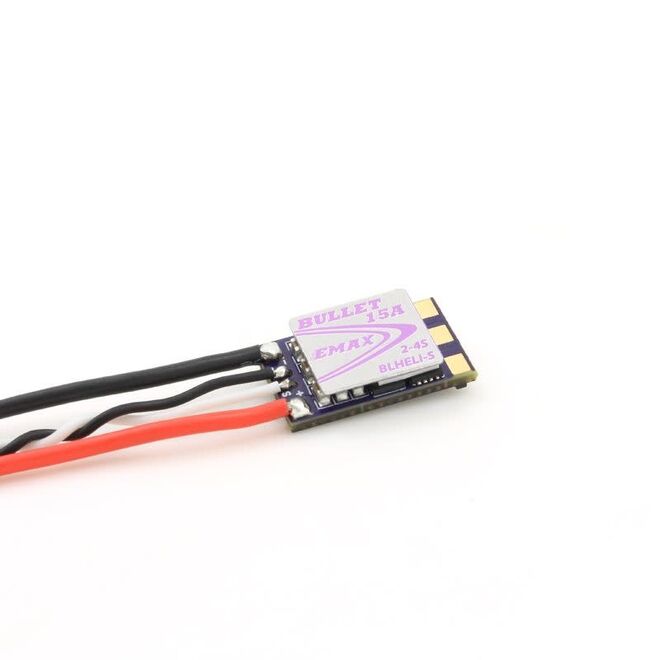 EMAX D-SHOT Bullet Series 15A 2-4S BLHELI_S ESC 3.5g Onshot42 Multi Shot Support - 1