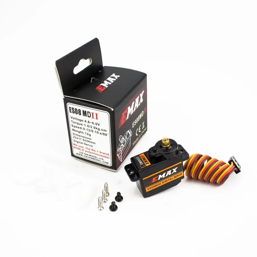 EMAX ES08MD 13g Mini Metal Digital Servo for RC Model - 4