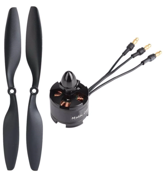 EMAX Multicopter motoru MT2213 (Prop1045 Combo ile) 935KV CW - 1