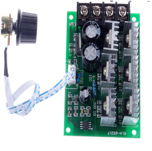 Motor Speed ​​Controller - Adjustable PWM Speed ​​Controller - 2000W 9V-55V DC 40A - 4