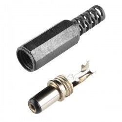 Erkek Kablo Tipi Power Soketi - DC Barrel Jack Male - 3