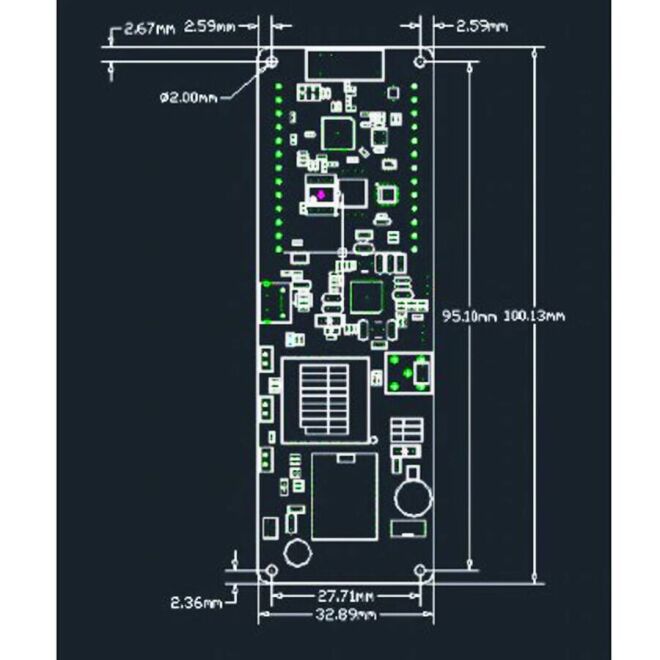ESP32 868MHz GPS OLED 18650 Modül - 6
