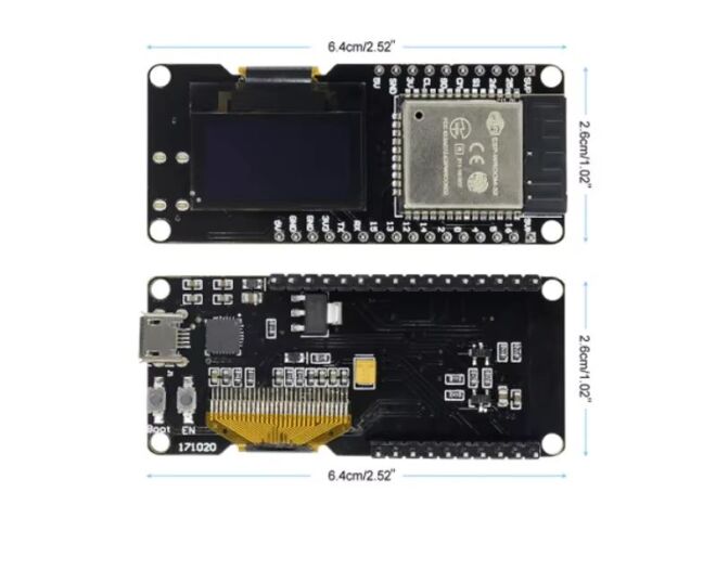 ESP32 OLED Module (Wi-Fi + Bluetooth) - 7