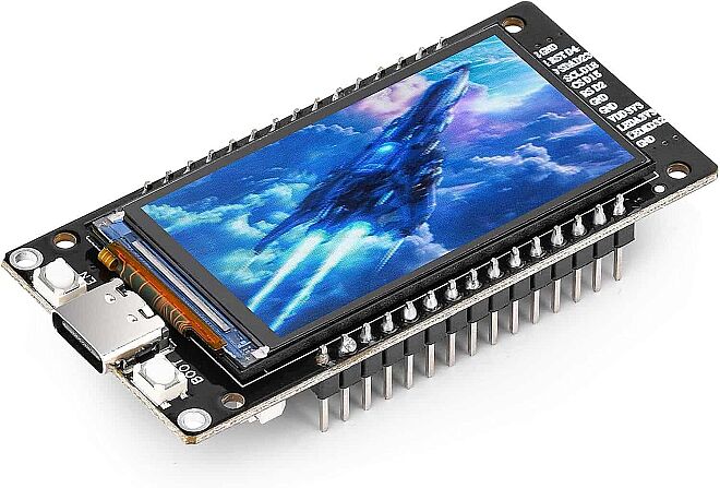 ESP32-WROOM-32 1.9 İnç IPS Ekranlı Kart - 1