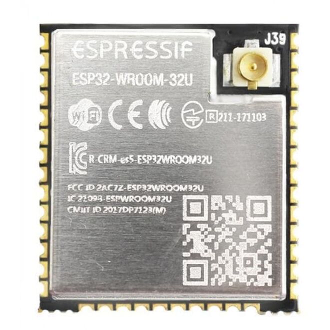 Espressif ESP32-WROOM-32U 16MB 128Mbit Flash Wi-Fi Bluetooth Modülü - 1