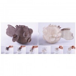 Esun Temperature Based Color-Changing Filament - Blue to White - 2