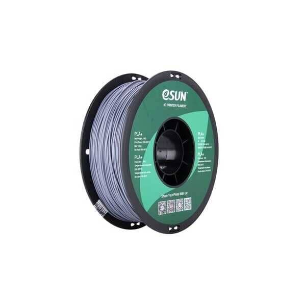 eSUN Silver Pla+ Filament 1.75 mm - 1