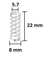 Extruder Gergi Yayı (22 x 5.7 x 8 mm) - 2