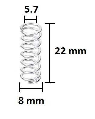 Extruder Gergi Yayı (22 x 5.7 x 8 mm) - 2