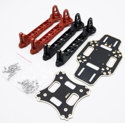 F330 PCB Kartlı Quadcopter Gövde Kiti - Kırmızı/Siyah Kollar - Feetech