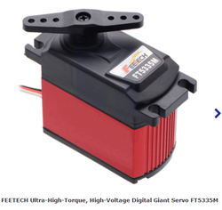 FEETECH Ultra-High-Torque, High-Voltage Digital Giant Servo FT5335M-FB with Position Feedback - 5