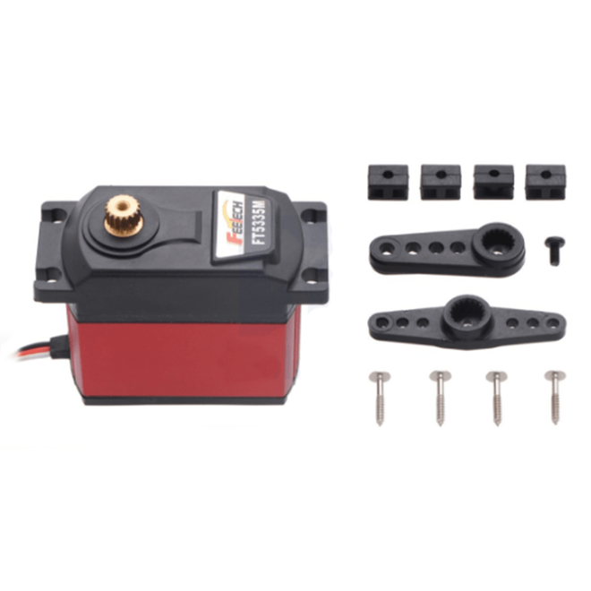 FEETECH Ultra-High-Torque, High-Voltage Digital Giant Servo FT5335M-FB with Position Feedback - 1