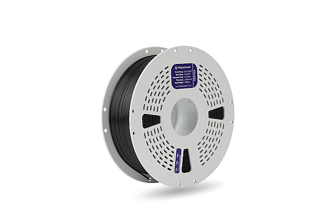 Fibromast 3D 1,75 mm SİLK PLA Filament - Siyah - 1